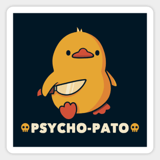 Psycho-Pato Funny Duck by Tobe Fonseca Magnet